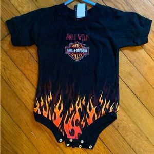 Harley Davison Born Wild 12m onesie